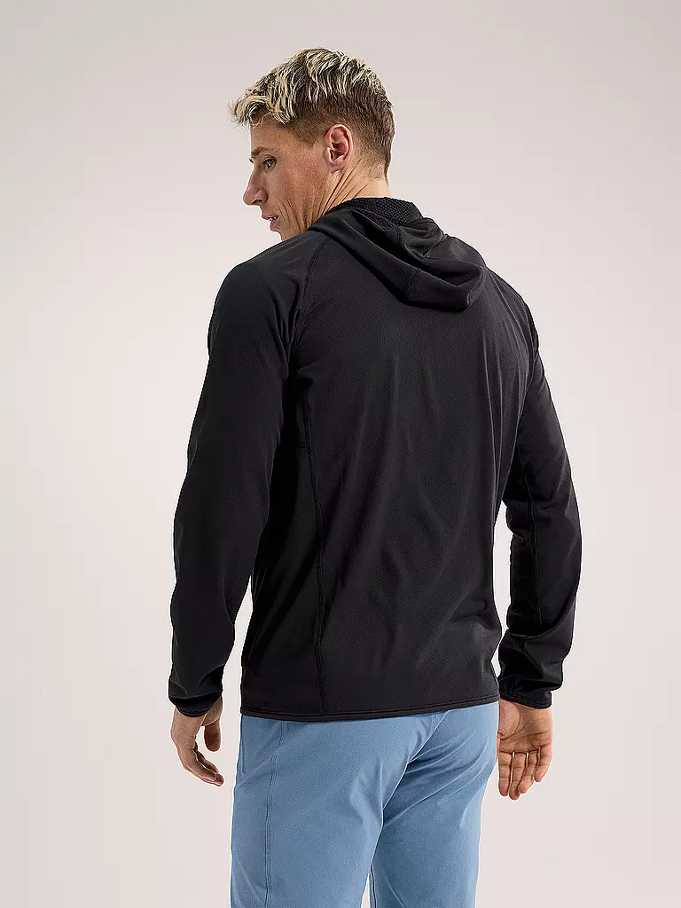 ARCTERYX | Herren Fleecejacke Delta Hoodie | schwarz