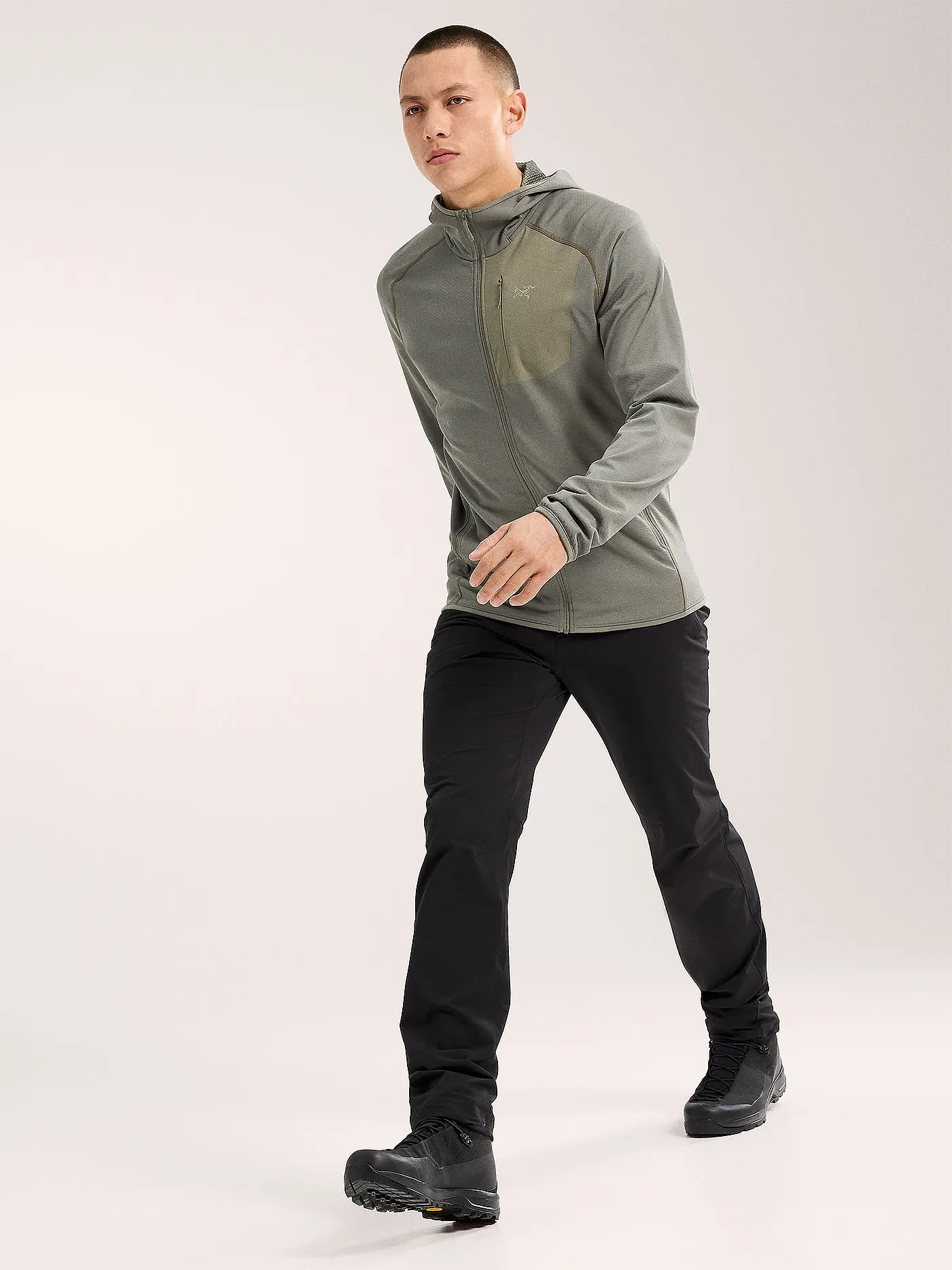 ARCTERYX | Herren Fleecejacke Delta Hoodie | beige