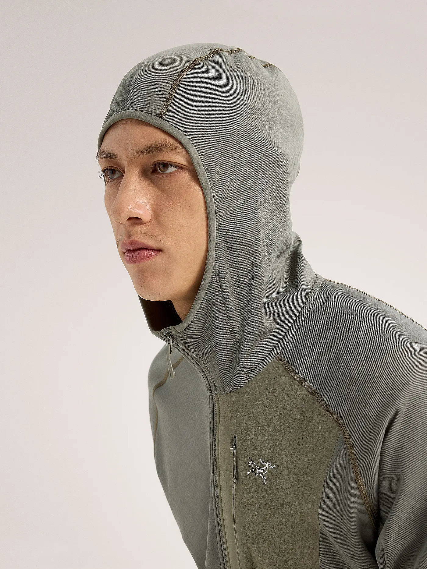 ARCTERYX | Herren Fleecejacke Delta Hoodie | beige
