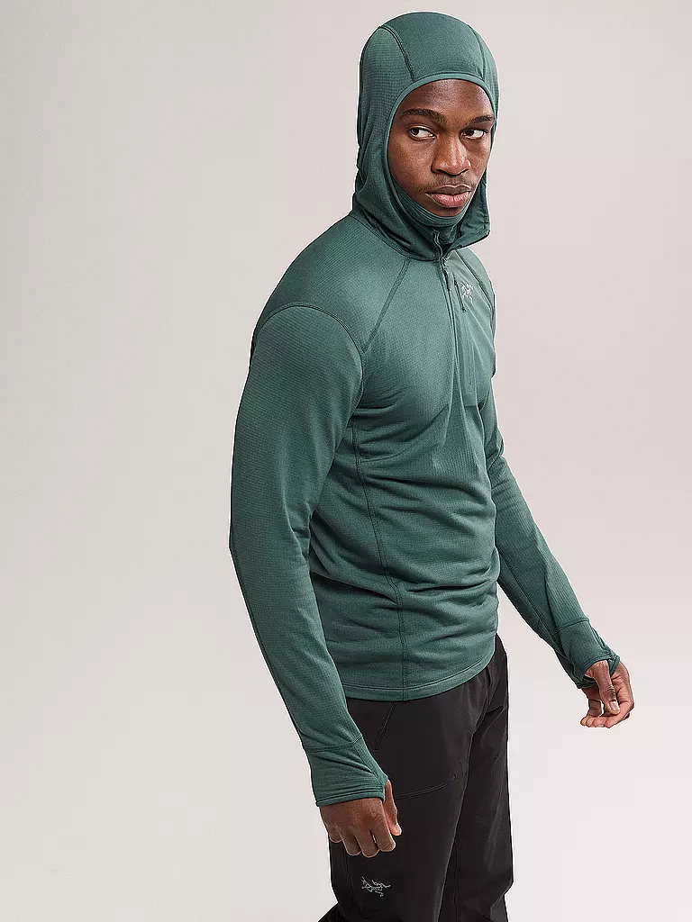 ARCTERYX | Herren Funktions Zipshirt Hoodie | grün