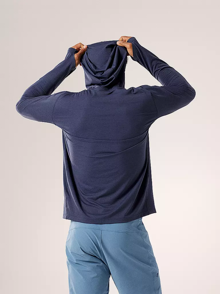 ARCTERYX | Herren Funktionsshirt Cormac Hoodie | dunkelblau