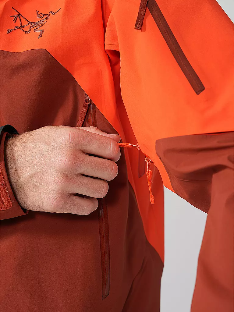 ARCTERYX | Herren Tourenjacke Rush 3L GTX Hoodie | orange