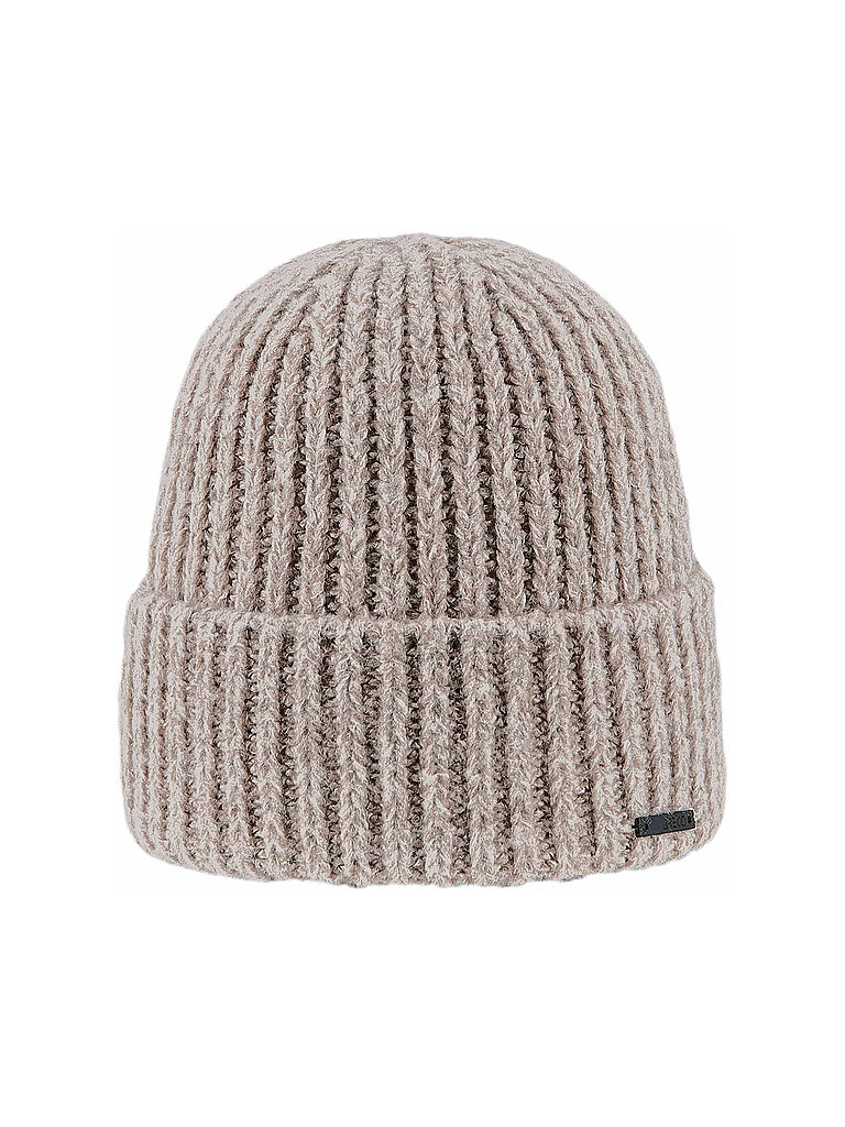 ARECO Damen Mütze Fleecy beige W