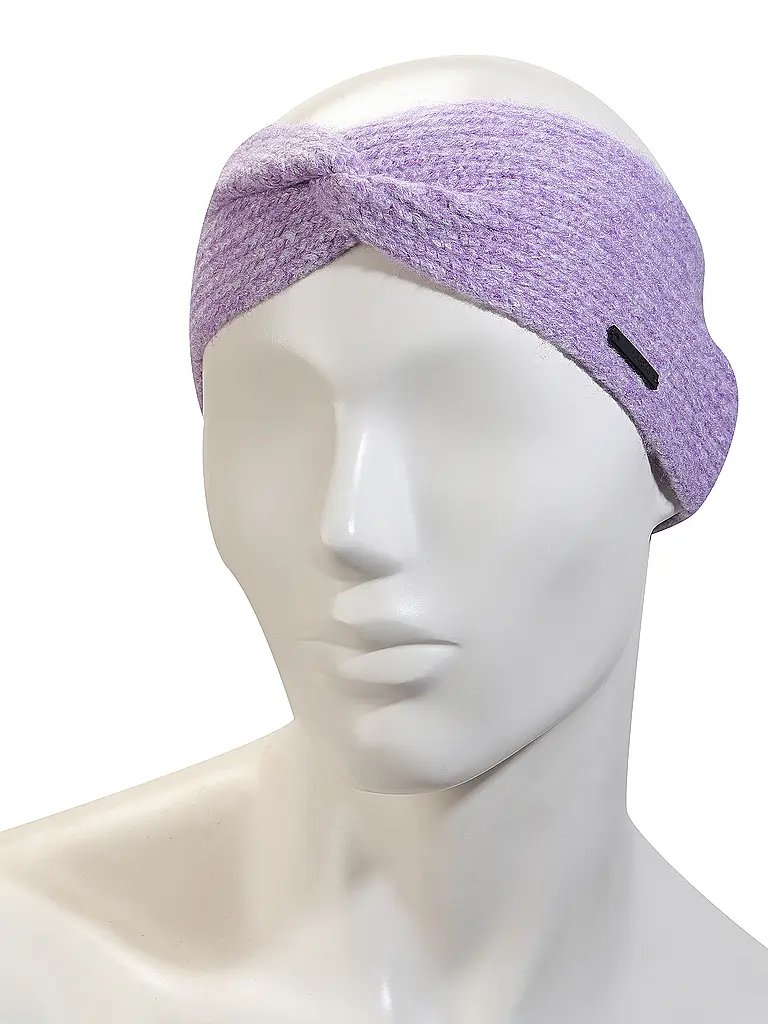 ARECO | Damen Stirnband Fleecy | lila
