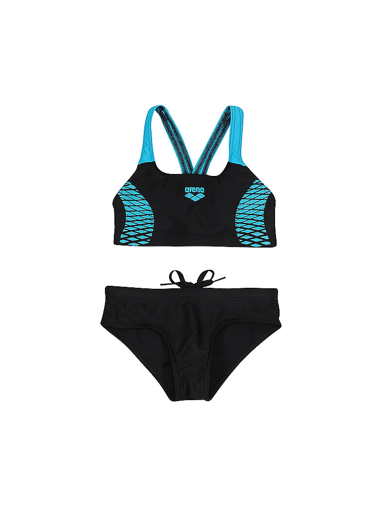 Arena Bikini Maxfit Polyamid-Elasthan Black-Turquoise