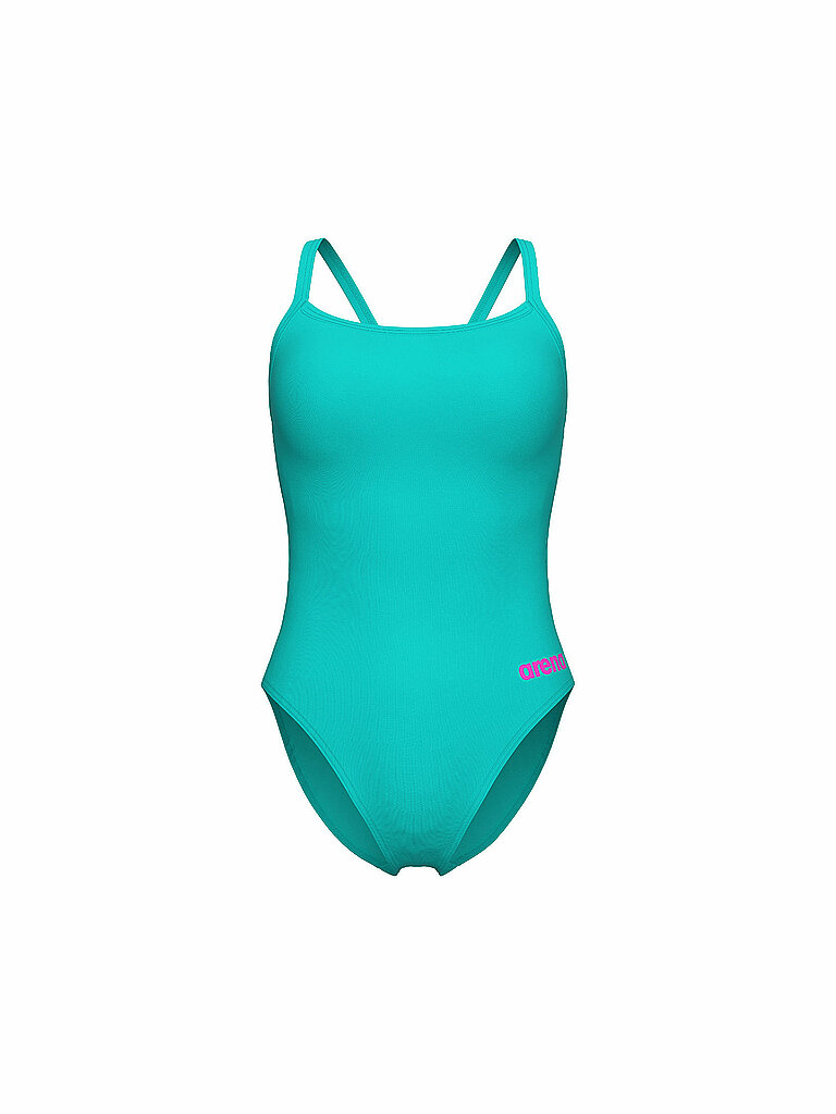 Arena Badeanzug Challenge Team Langlebig Polyamid Türkis
