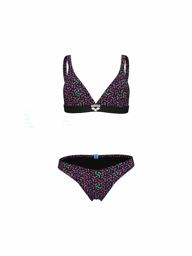 Arena Bikini Monogram Triangle Modern Print Bunt