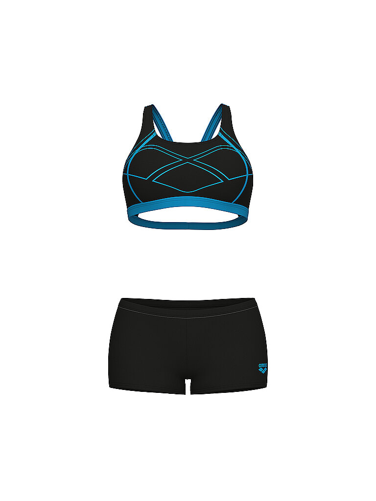 Arena Graphic Bikini Feel Schwarz