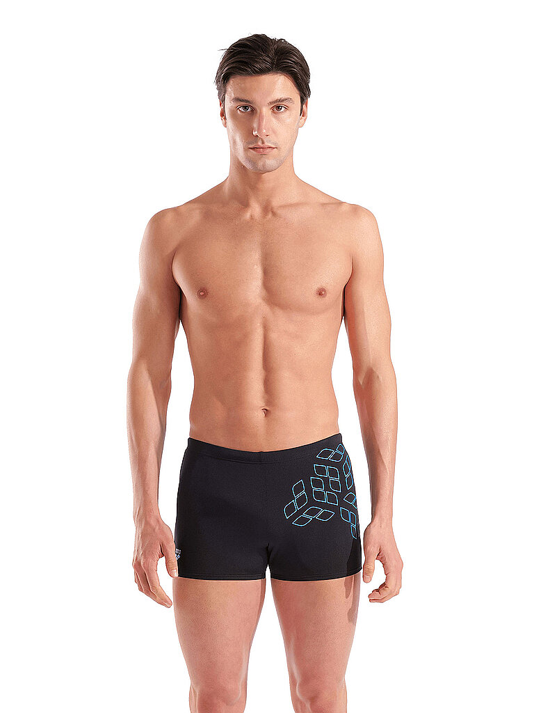 Arena Beinbadehose Kikko Graphic Maxlife Eco Schwarz