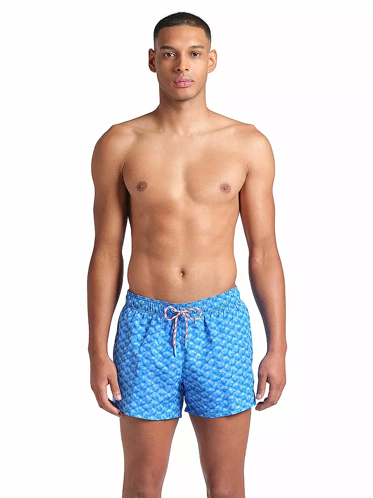 ARENA | Herren Badeshort Water Prints | blau