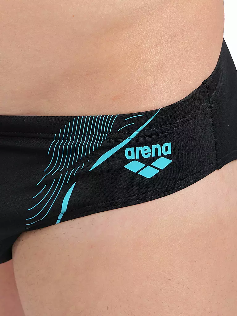 ARENA | Herren Badeslip Graphic | schwarz