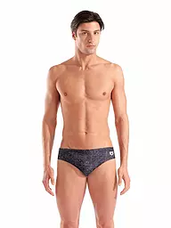 ARENA | Herren Badeslip Ribbed | schwarz
