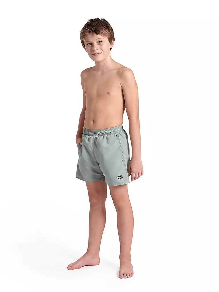 ARENA | Jungen Badeshort Boxer Solid | dunkelblau