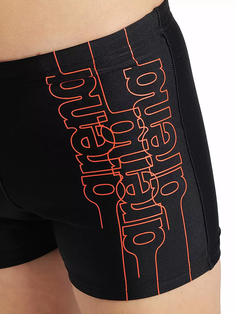 ARENA | Jungen Beinbadehose Graphic | schwarz