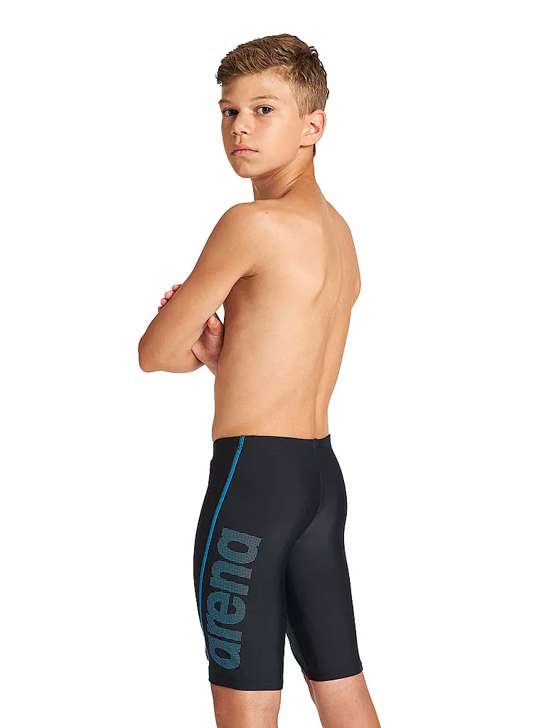 ARENA | Jungen Beinbadehose Logo Jammer | schwarz