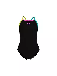 ARENA | Mädchen Badeanzug Light Drop Solid | schwarz