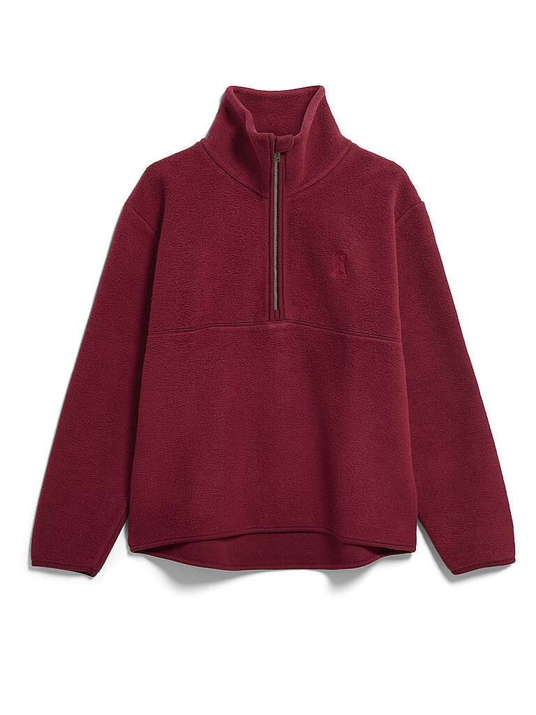 ARMEDANGELS Damen Fleece Sweater Haarleenaa  rot | XS