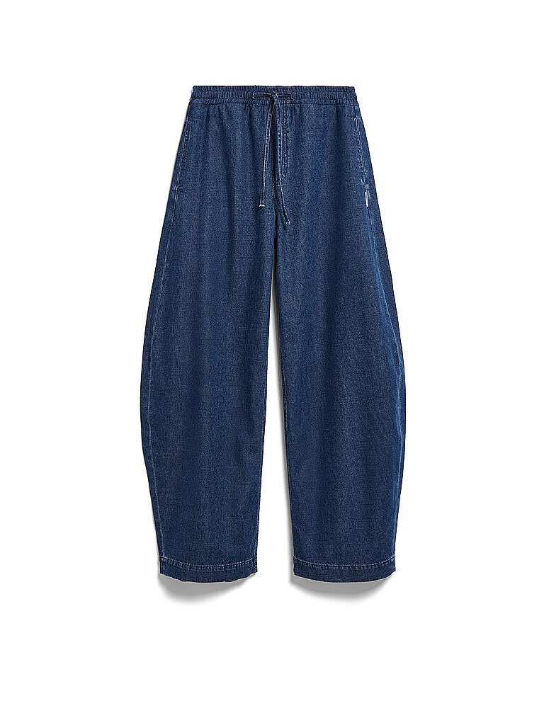 ARMEDANGELS Damen Hose Pull On Barrel Denim dunkelblau | M