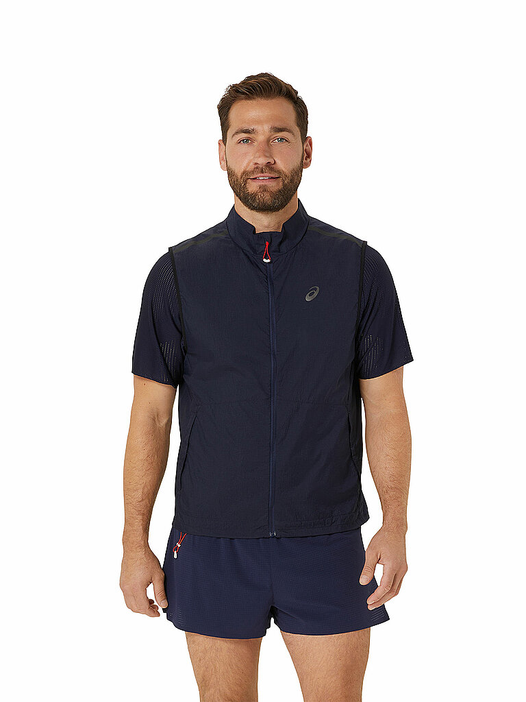 ASICS Laufweste Metarun Packable Polyamid Blau