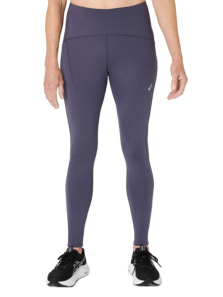 ASICS Sporthose Highwaist Winddicht Dunkelblau