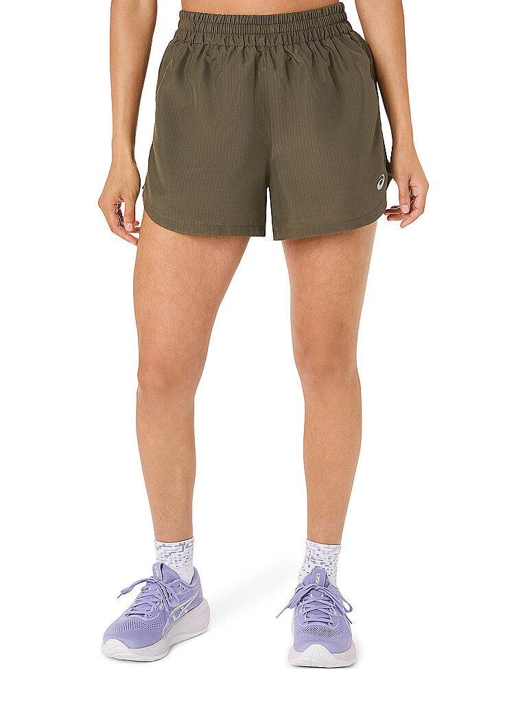 Damen Laufshorts Nagino Run Adjustable 4inch olive M W