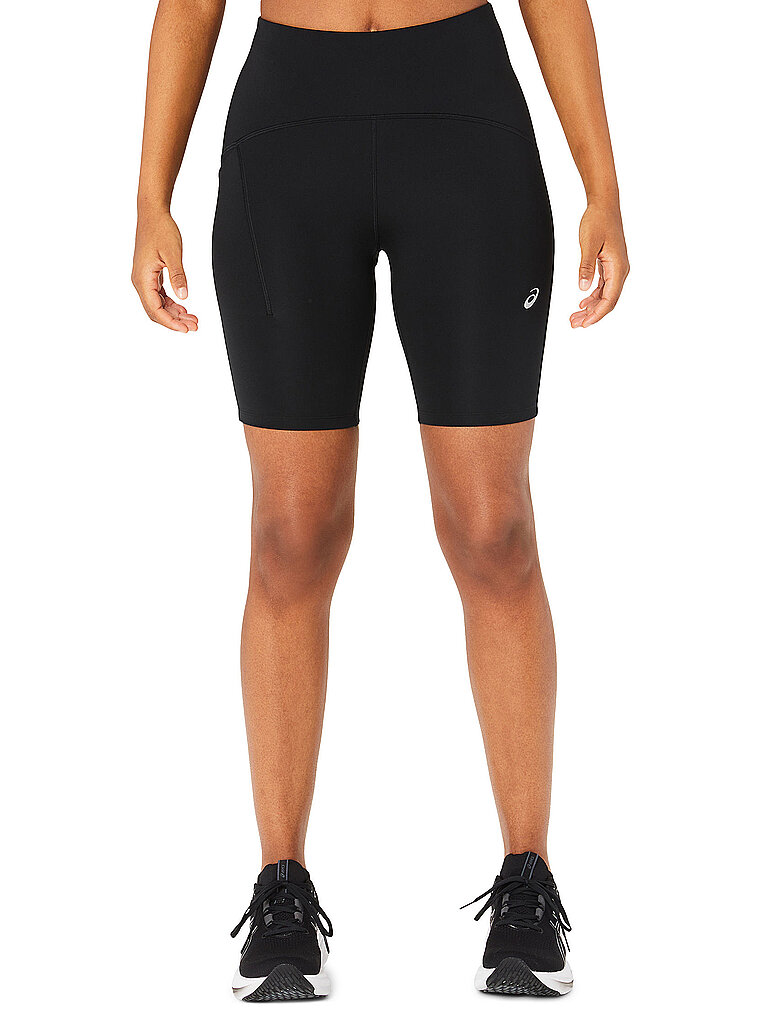 ASICS Shorts High Waist 8in Sprinter Knit Schwarz