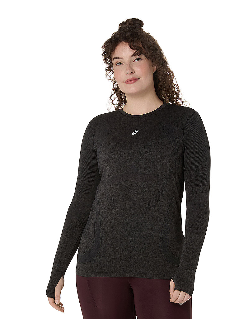 Damen Laufshirt Road Seamless schwarz M W