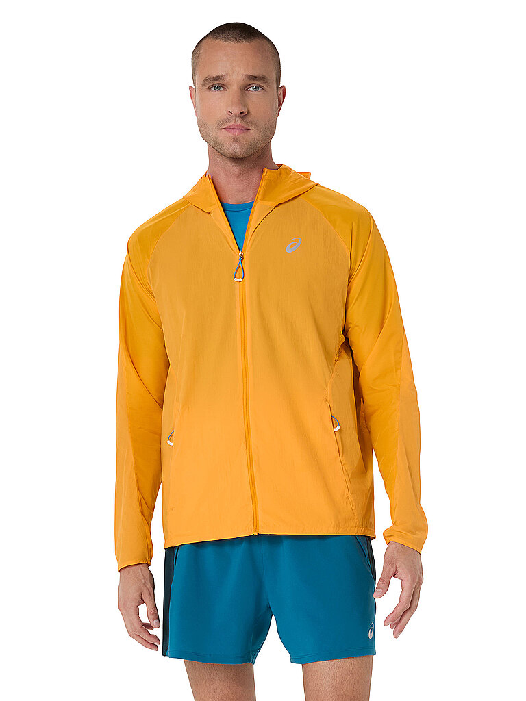 Herren Laufjacke Road Packable orange XL M