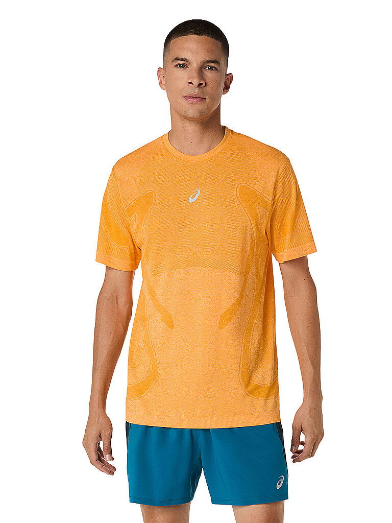 Herren Laufshirt Road Seamless orange XL M