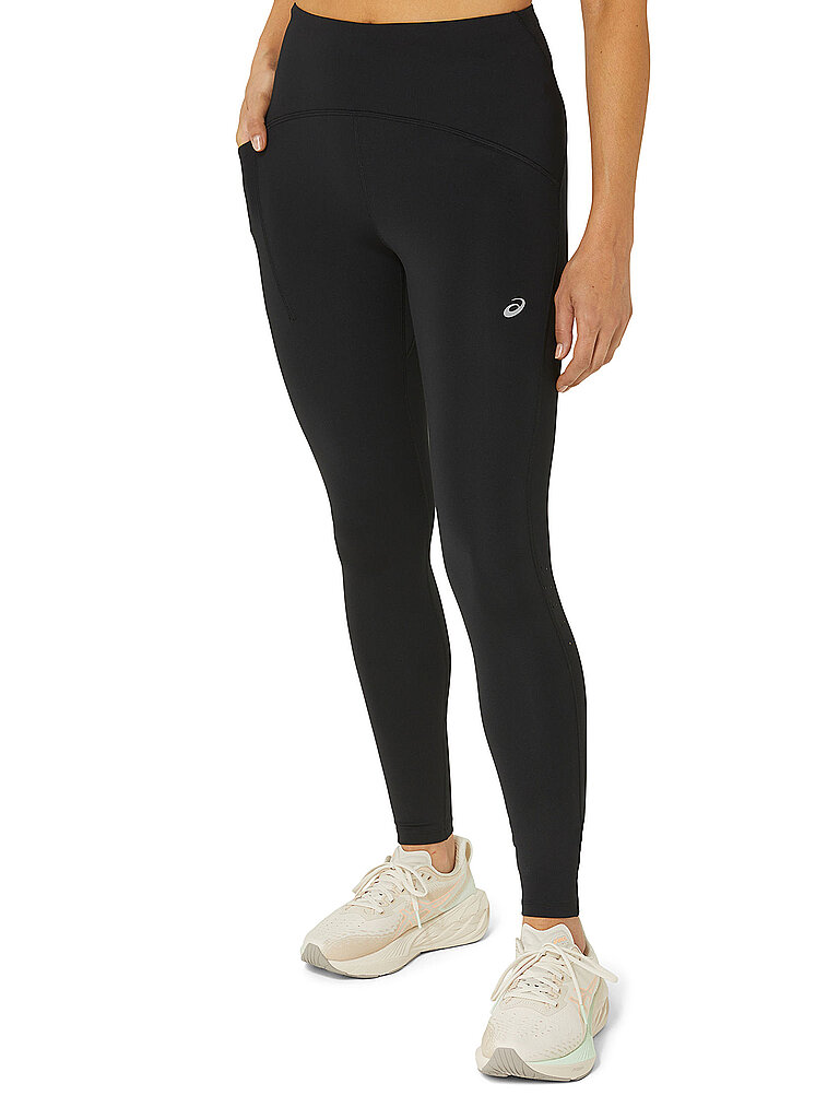 ASICS Road High Waist Lauftight Tights Schwarz