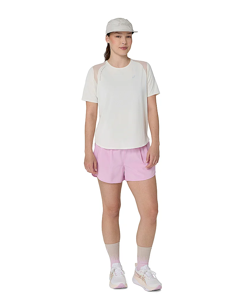 Asics Damen Laufshirt Road Creme | M