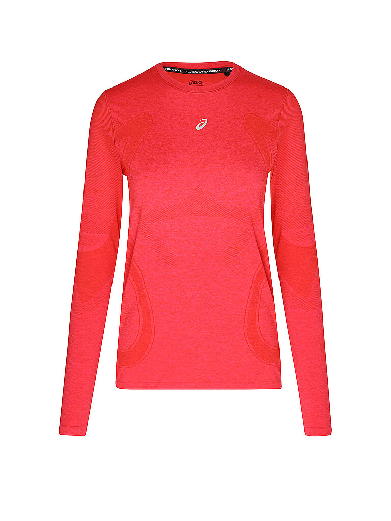 ASICS Damen Laufshirt Road Seamless rot | XS