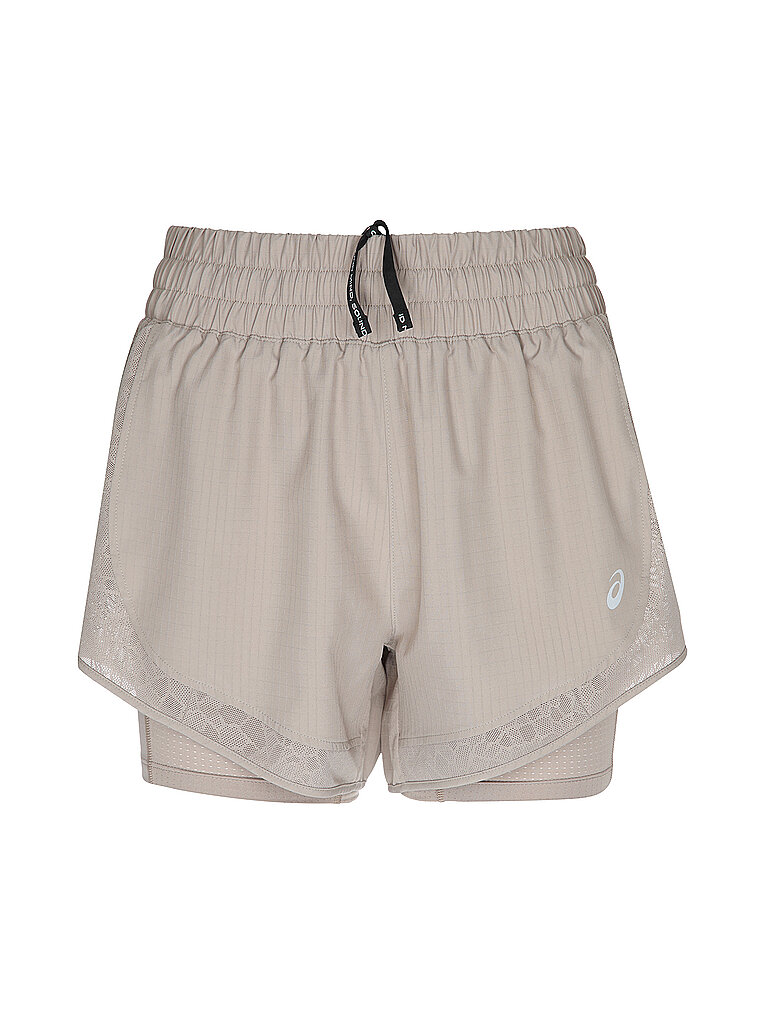 ASICS Damen Laufshorts Nagino Run 2in1 camel | XS