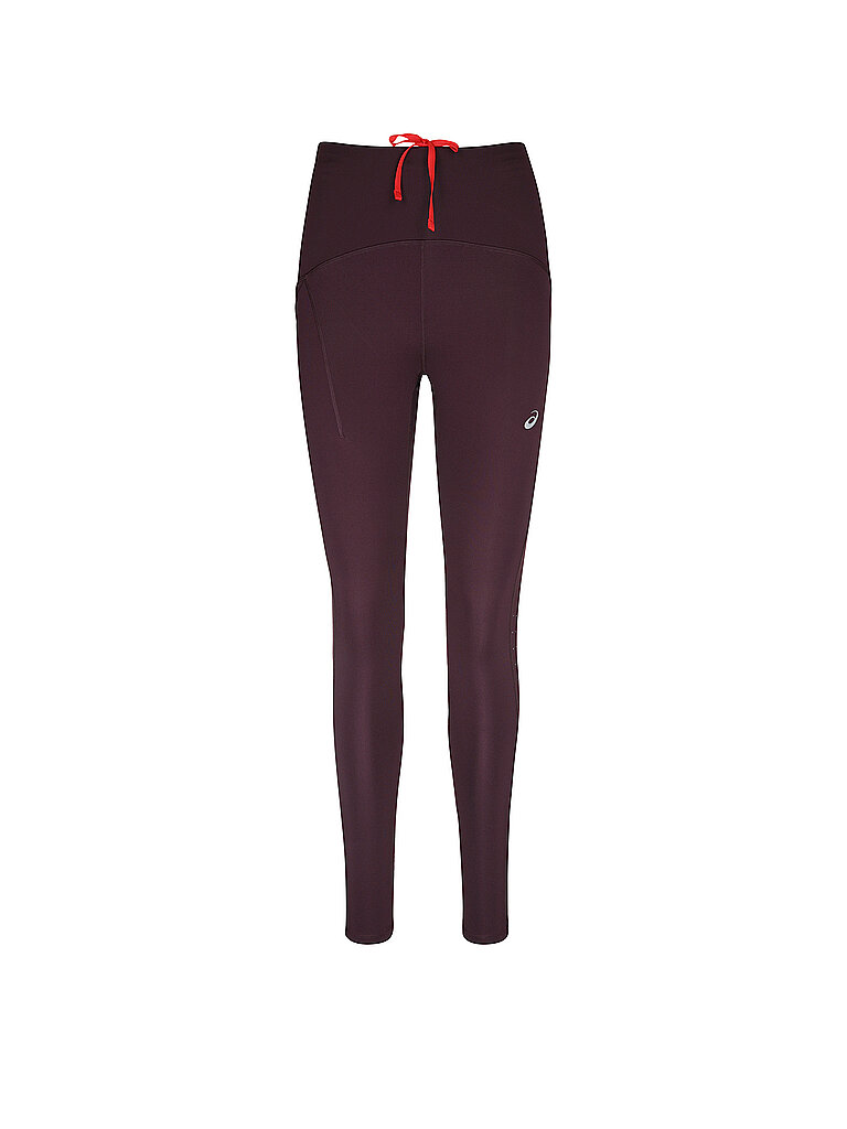 ASICS Damen Lauftight Road High Waist dunkelrot | XS