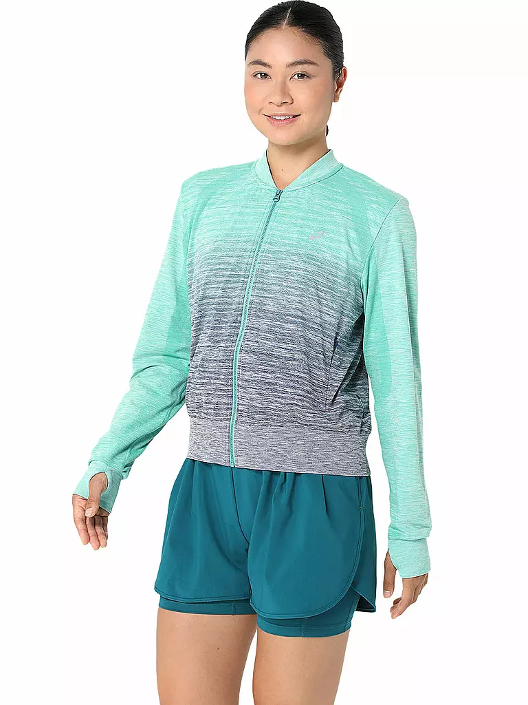 ASICS | Damen Laufjacke Nagino Seamless | blau