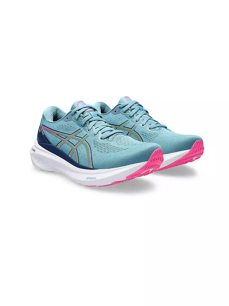 ASICS | Damen Laufschuhe Gel-Kayano™ 30 GRIS BLUE/LIME GREEN | schwarz