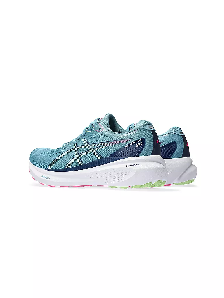 ASICS | Damen Laufschuhe Gel-Kayano™ 30 GRIS BLUE/LIME GREEN | blau