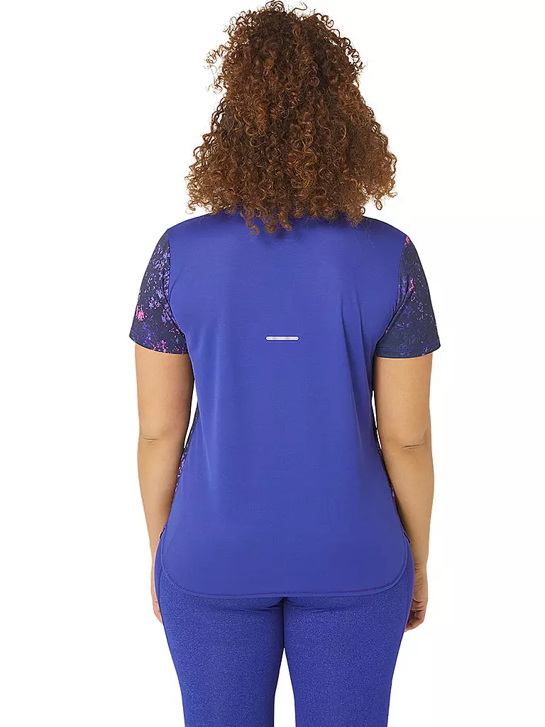 ASICS | Damen Laufshirt All Over Print SS Top | lila