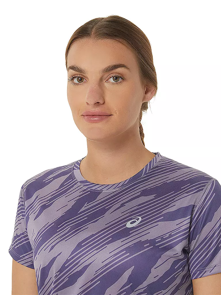 ASICS | Damen Laufshirt Core All Over Print | lila