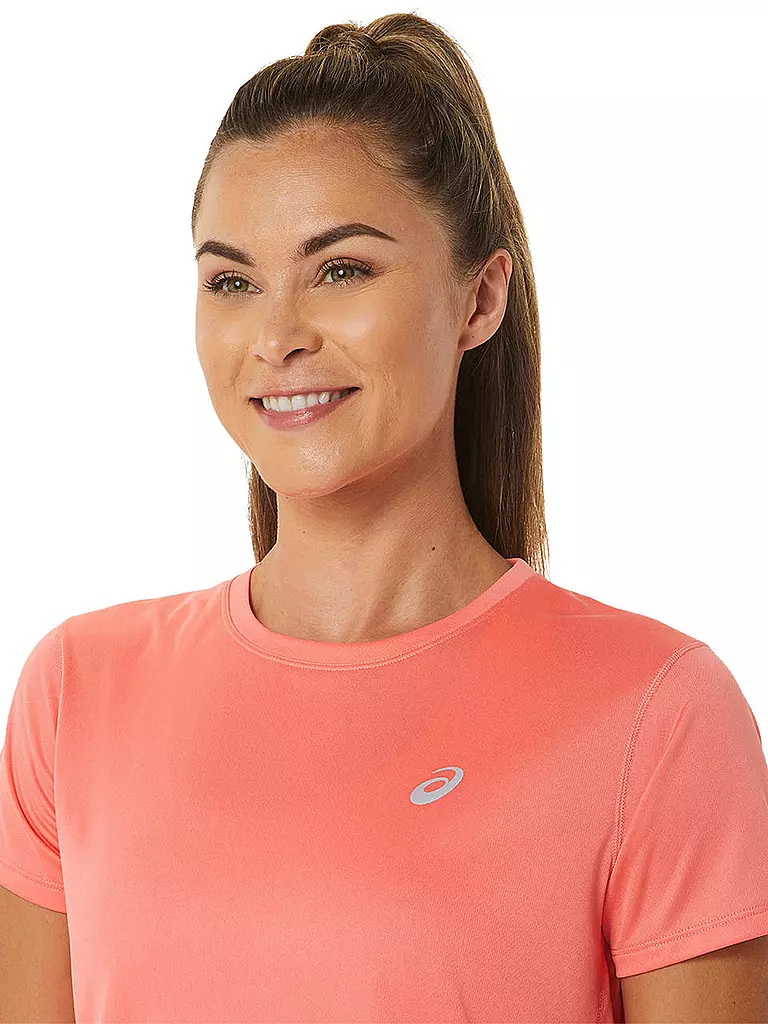 ASICS | Damen Laufshirt Core SS Top | koralle