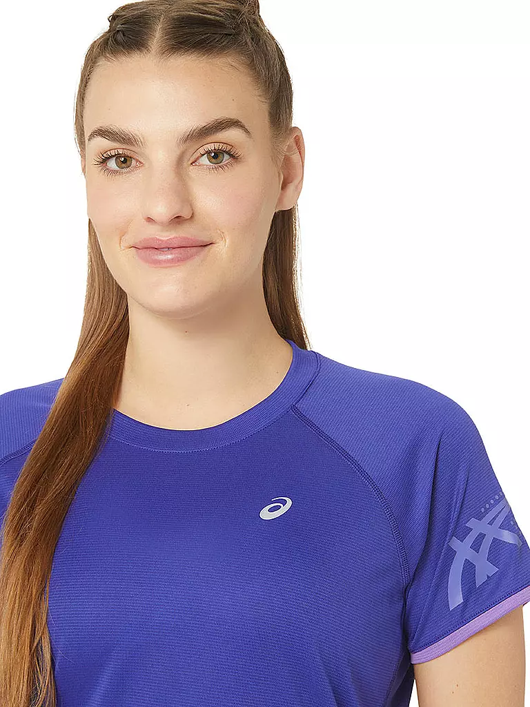 ASICS | Damen Laufshirt Icon SS Top | blau