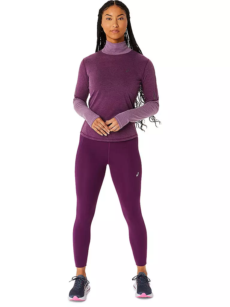 ASICS | Damen Laufshirt Metarun Mock Neck LS Top | lila