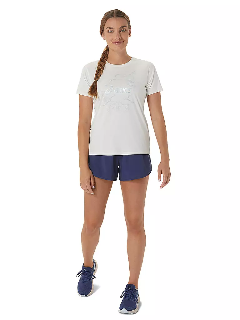 ASICS | Damen Laufshirt Nagino™ Graphic Run SS | creme