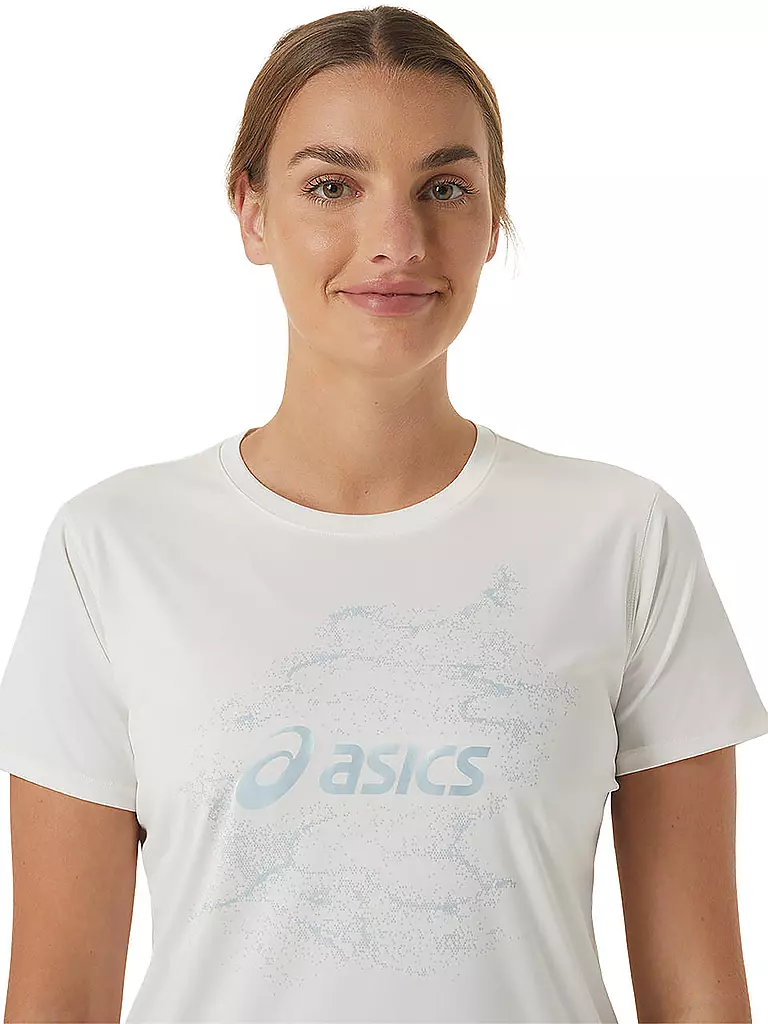 ASICS | Damen Laufshirt Nagino™ Graphic Run SS | creme