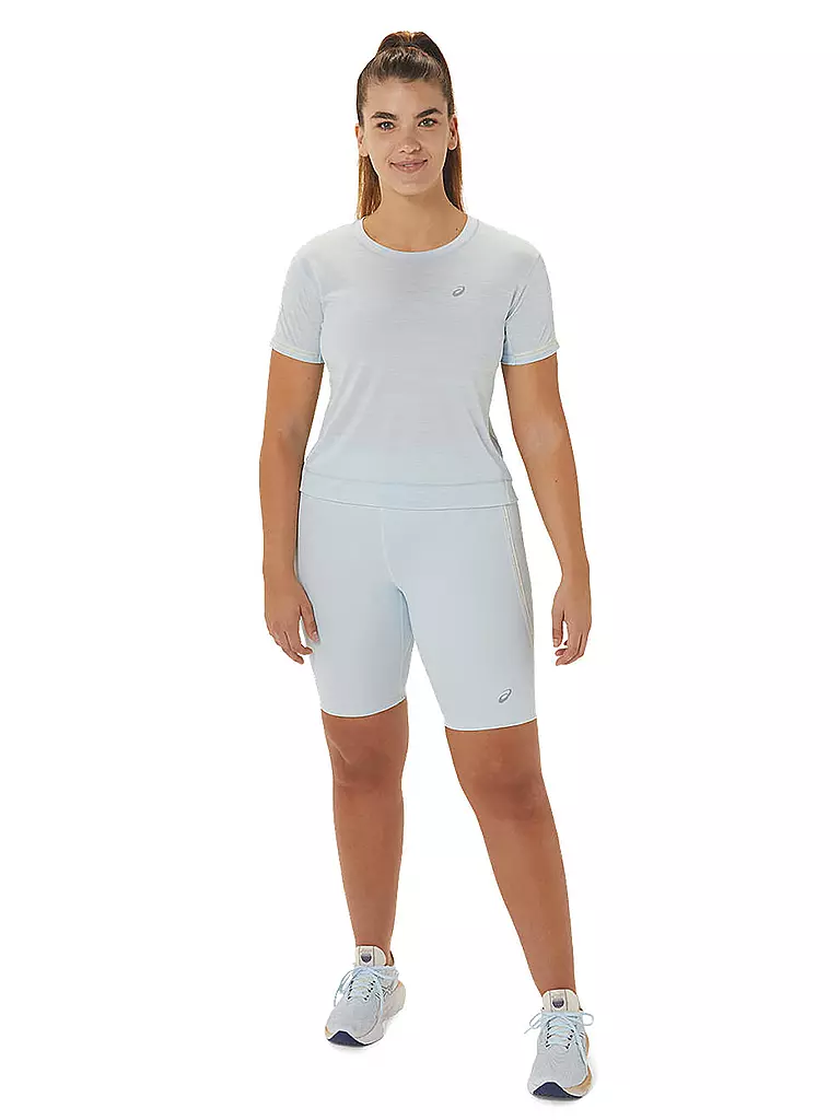 ASICS | Damen Laufshirt Race Crop Top | hellblau