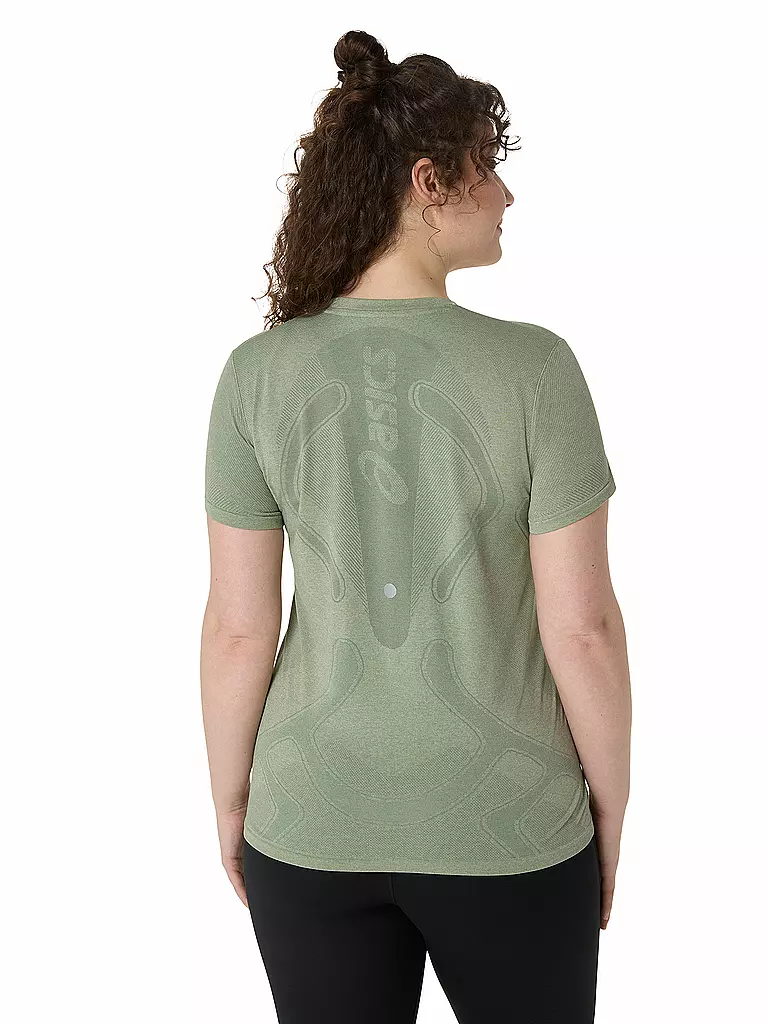 ASICS | Damen Laufshirt Road Seamless | olive