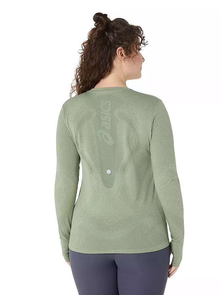 ASICS | Damen Laufshirt Road Seamless | olive