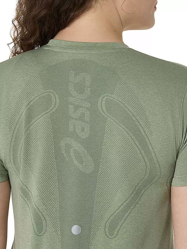 ASICS | Damen Laufshirt Road Seamless | olive