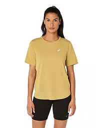 ASICS | Damen Laufshirt Road SS Top | senf