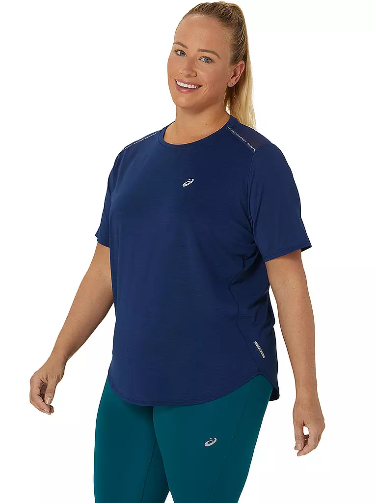 ASICS | Damen Laufshirt Road SS Top | Dunkelblau